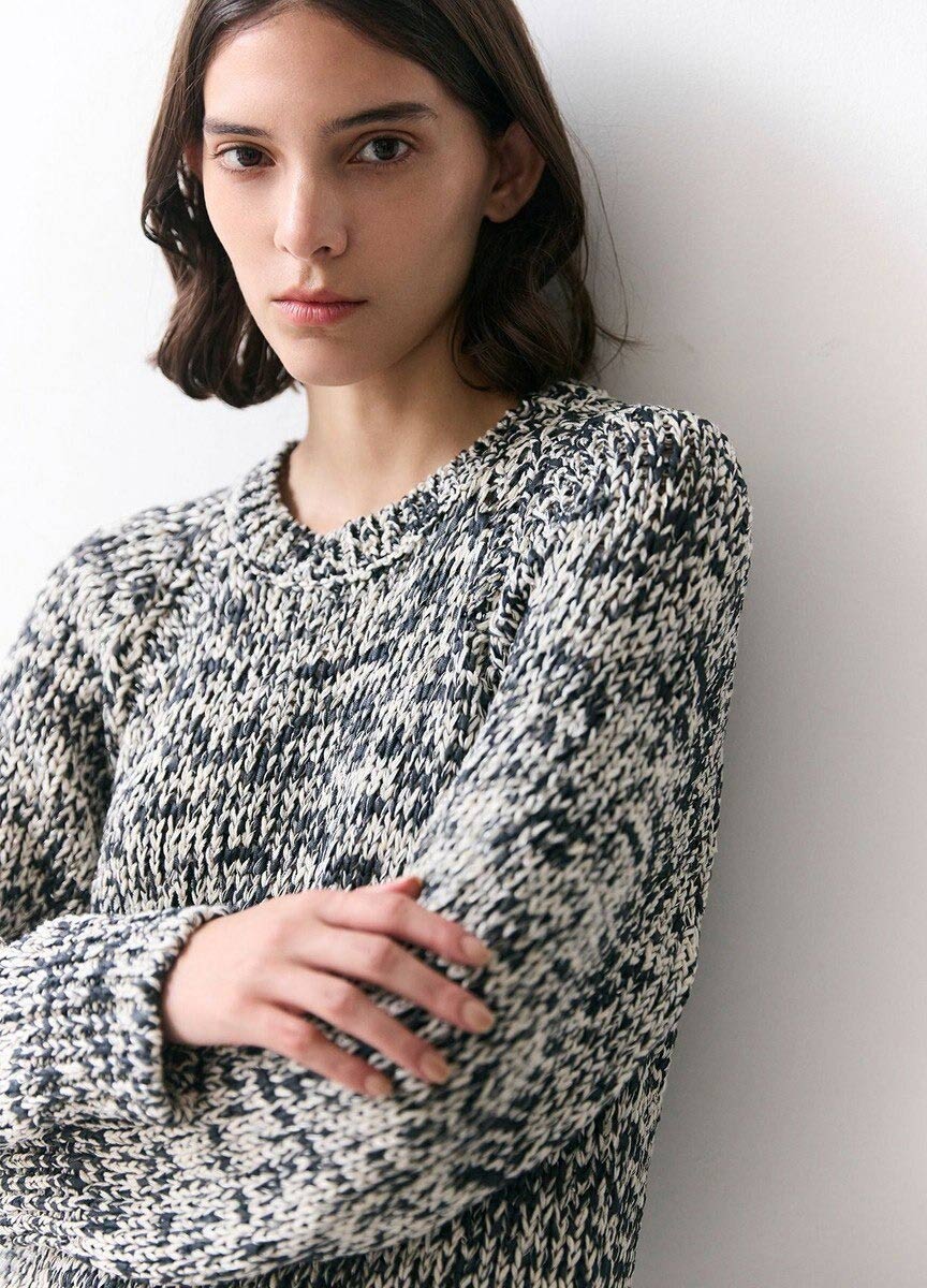 質感花紗針織衫